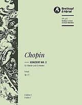 Frédéric Chopin Notenblätter Konzert f-Moll Nr.2 op.21