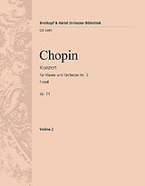 Frédéric Chopin Notenblätter Konzert f-Moll Nr.2 op.21