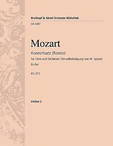 Wolfgang Amadeus Mozart Notenblätter Rondo Es-Dur KV371