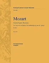 Wolfgang Amadeus Mozart Notenblätter Rondo Es-Dur KV371