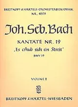 Johann Sebastian Bach Notenblätter Es erhub sich ein Streit