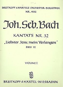 Johann Sebastian Bach Notenblätter Liebster Jesu mein Verlangen