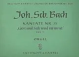 Johann Sebastian Bach Notenblätter Geist und Seele wird verwirret