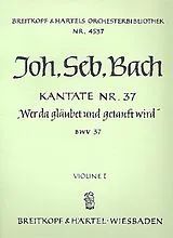 Johann Sebastian Bach Notenblätter Wer da glaubet und getauft wird