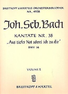 Johann Sebastian Bach Notenblätter Aus tiefer Not schrei ich zu dir