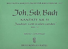 Johann Sebastian Bach Notenblätter Jauchzet Gott in allen Landen