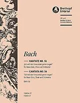 Johann Sebastian Bach Notenblätter Ich will den Kreuzstab gerne tragen