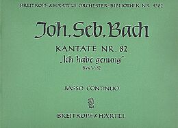 Johann Sebastian Bach Notenblätter Ich habe genug