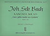 Johann Sebastian Bach Notenblätter Herr gehe nicht ins Gericht