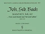 Johann Sebastian Bach Notenblätter Herz und Mund und Tat und Leben