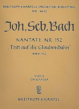 Johann Sebastian Bach Notenblätter Tritt auf die Glaubensbahn