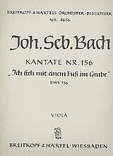 Johann Sebastian Bach Notenblätter Ich steh mit einem Fuss im Grabe
