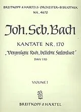 Johann Sebastian Bach Notenblätter Vergnügte Ruh beliebte Seelenlust