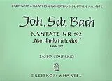 Johann Sebastian Bach Notenblätter Nun danket alle Gott