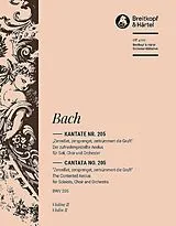 Johann Sebastian Bach Notenblätter Zerreisset zersprenget zertrümmert die Gruft