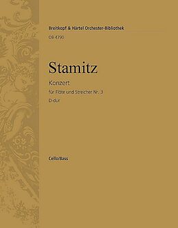 Karl Philipp Stamitz Notenblätter Konzert D-Dur Nr.3