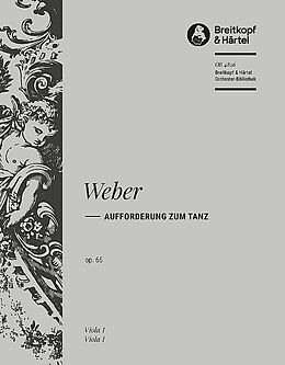 Carl Maria von Weber Notenblätter Aufforderung zum Tanz op.65