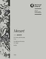 Wolfgang Amadeus Mozart Notenblätter Adagio E-Dur KV261