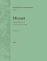 Wolfgang Amadeus Mozart Notenblätter Missa brevis d-Moll KV65