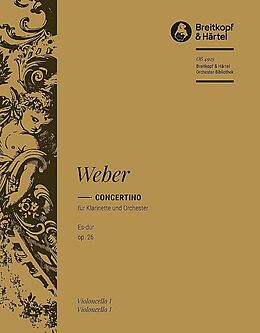 Carl Maria von Weber Notenblätter Concertino Es-Dur op.26