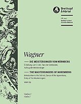Richard Wagner Notenblätter Die Meistersänger von Nürnberg - Einleitung zum 3.Akt