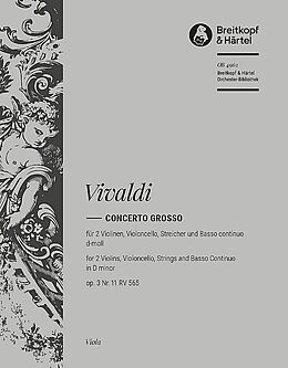 Antonio Vivaldi Notenblätter Concerto grosso d-Moll op.3,11 RV565