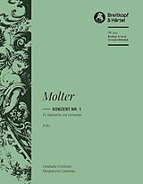 Johann Melchior Molter Notenblätter Konzert A-Dur Nr.1
