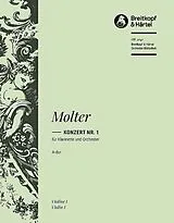 Johann Melchior Molter Notenblätter Konzert A-Dur Nr.1