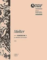 Johann Melchior Molter Notenblätter Konzert A-Dur Nr.1