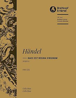Georg Friedrich Händel Notenblätter Haec est Regina Virginum HWV235 - Antiphon