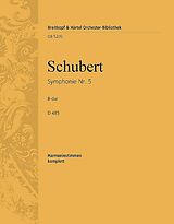 Franz Schubert Notenblätter Sinfonie B-Dur Nr.5 D485