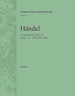 Georg Friedrich Händel Notenblätter Konzert B-Dur op.7,3 HWV308