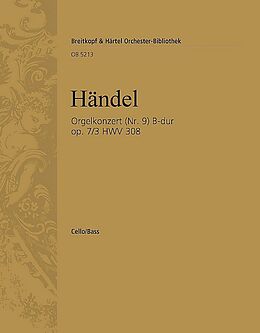 Georg Friedrich Händel Notenblätter Konzert B-Dur op.7,3 HWV308