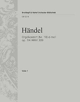 Georg Friedrich Händel Notenblätter Konzert d-Moll op.7,4 HWV309