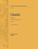 Georg Friedrich Händel Notenblätter Konzert g-Moll op.7,5 HWV310
