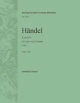 Georg Friedrich Händel Notenblätter Konzert F-Dur Nr.13 HWV295