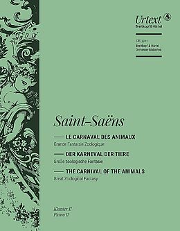 Camille Saint-Saens Notenblätter Le Carnaval des Animaux
