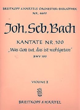 Johann Sebastian Bach Notenblätter Was Gott tut das ist wohlgetan