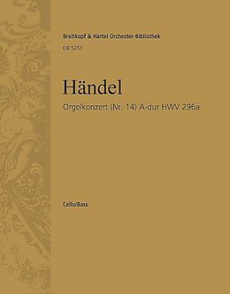 Georg Friedrich Händel Notenblätter Konzert A-Dur Nr.14 HWV296