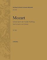 Wolfgang Amadeus Mozart Notenblätter Schon lacht der holde Frühling KV580