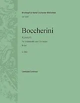 Luigi Boccherini Notenblätter Konzert B-Dur G482