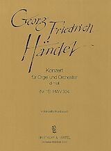 Georg Friedrich Händel Notenblätter Konzert d-Moll Nr.15 HWV304