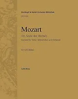 Wolfgang Amadeus Mozart Notenblätter Dir, Seele des Weltalls KV429 (KV468a)