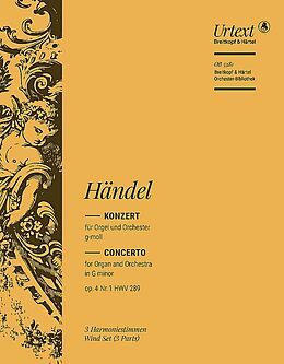 Georg Friedrich Händel Notenblätter Konzert g-Moll op.4,1 HWV289