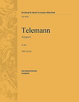 Georg Philipp Telemann Notenblätter Concerto grosso A-Dur TWV53-A1