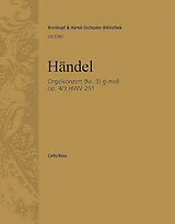 Georg Friedrich Händel Notenblätter Konzert g-Moll op.4,3 HWV291
