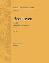 Ludwig van Beethoven Notenblätter Konzert C-Dur op.15 Nr.1