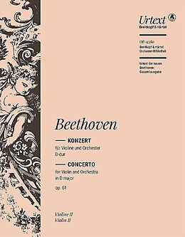 Ludwig van Beethoven Notenblätter Konzert D-dur op.61