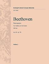 Ludwig van Beethoven Notenblätter Romanzen F-Dur op.40 und G-Dur op.50