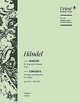 Georg Friedrich Händel Notenblätter Konzert F-Dur op.4,5 HWV293